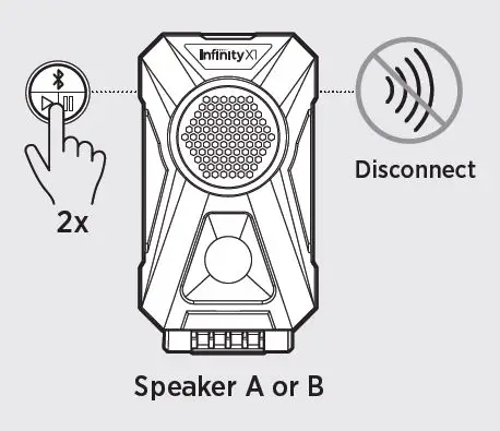 Infinity X1 1600276 Work Lights with Speakers fig9