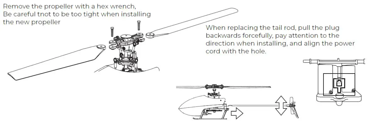 Parts replacement instructions 1