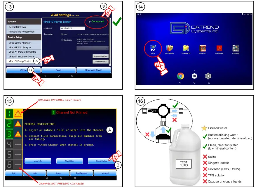 DATREND vPad-IV Infusion Device Analyzer- 13