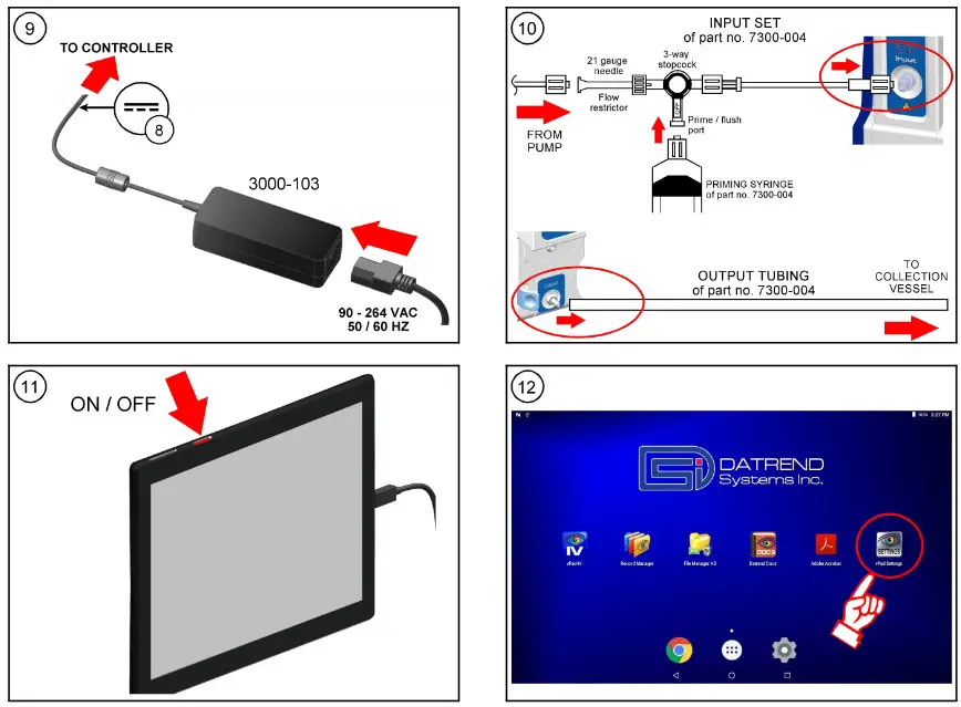 DATREND vPad-IV Infusion Device Analyzer- 9