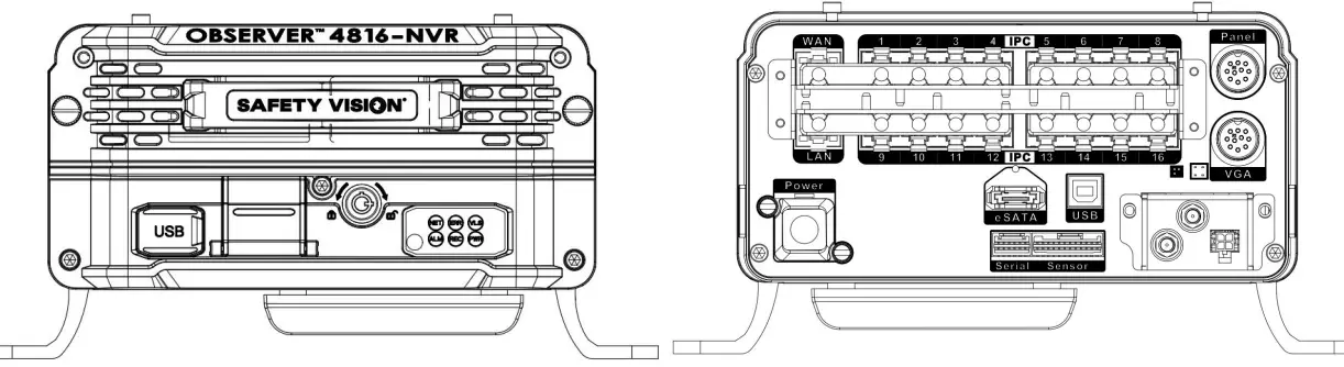 SAFETY VISION 4816-NVR Mobile Digital Video Recorder fig2