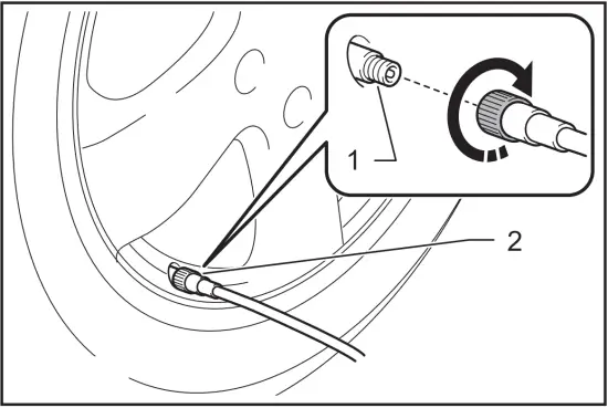 Schrader valve adapter
