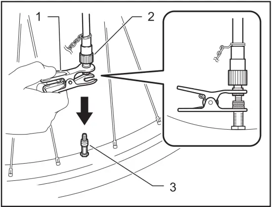 English valve adapter