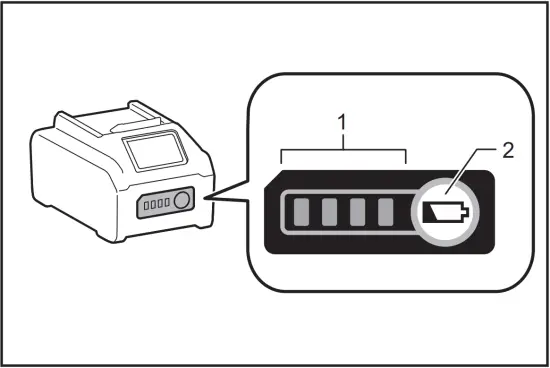 Indicating battery