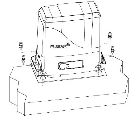 ELSEMA iS900Solar24 Sliding Gate Opener FIG 7