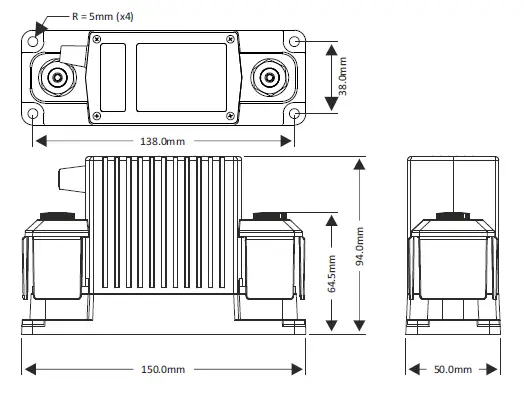 tbs electronics DC Modular 500A Baery Protect Relay 1