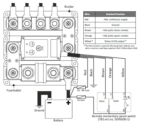 tbs electronics DC Modular 500A Baery Protect Relay 3