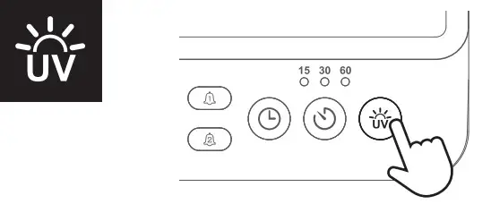 WanYin A20180 UVC Sanitizer with Wireless Charger and Sound Machine - Standard