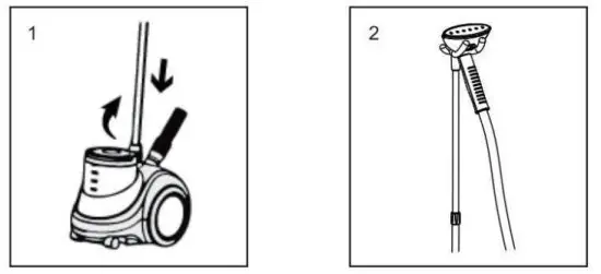 COSTWAY ES10039US 1500 Watt Garment Cloth Steamer - INSTALLATION 1