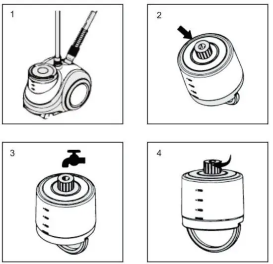 COSTWAY ES10039US 1500 Watt Garment Cloth Steamer - OPERATION 1