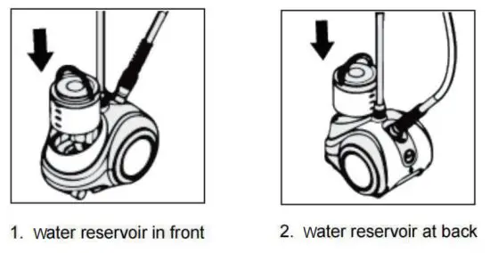 COSTWAY ES10039US 1500 Watt Garment Cloth Steamer - OPERATION 2