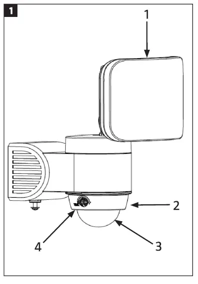 anslut 011763 Lamp with Motion Sensor FIG 1