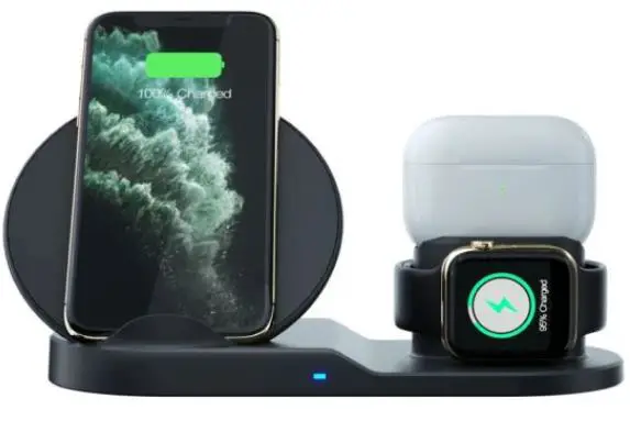 Shenzhen Heshan Technology H8 3 In 1 Wireless Charger