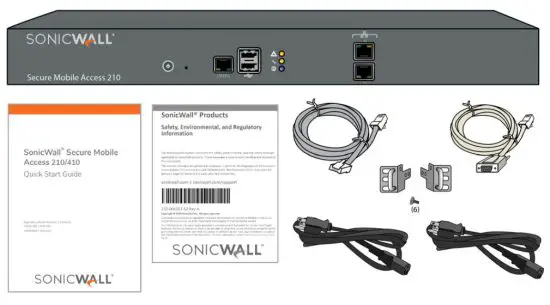 SONICWALL SMA 210 Secure Mobile Access 210 - Package Contents