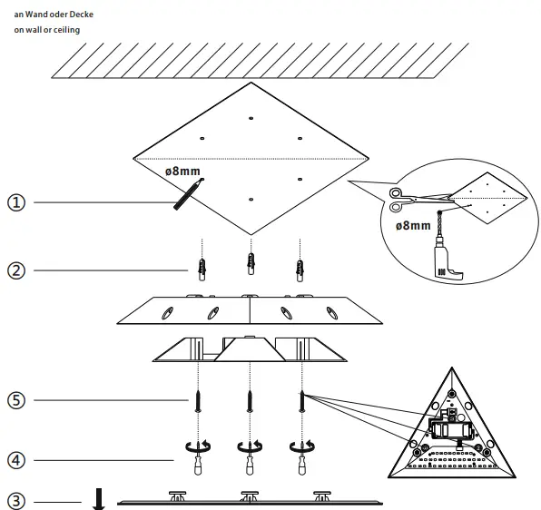 Paul Neuhaus 832018 Q-Tetra LED Wall Light-fig2