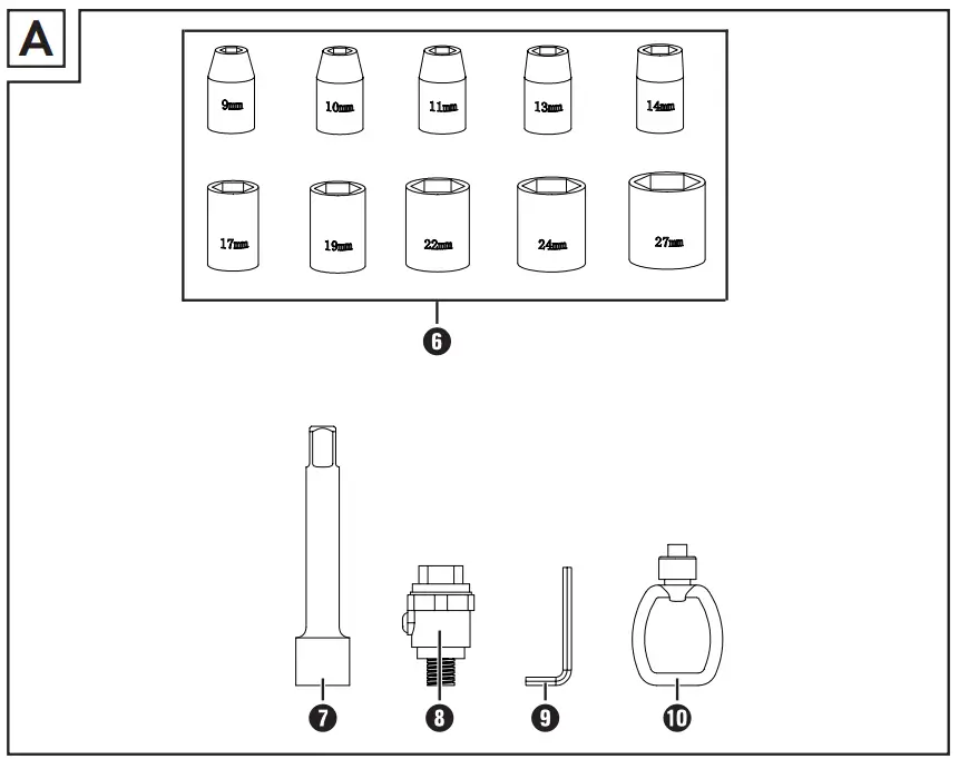 PARKSIDE PDSS 310 B5 Air Impact Wrench Instructions - How to Use