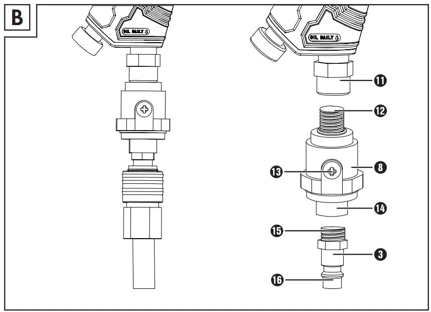 PARKSIDE PDSS 310 B5 Air Impact Wrench Instructions - How to Use