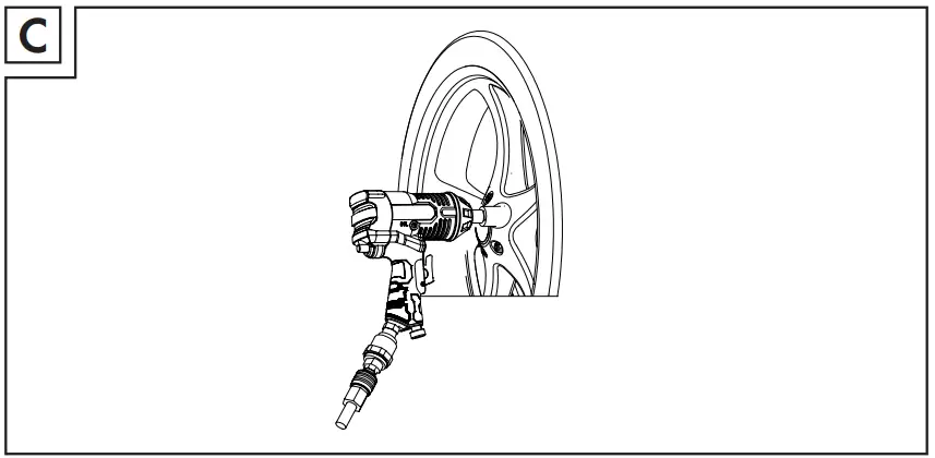 PARKSIDE PDSS 310 B5 Air Impact Wrench Instructions - How to Use