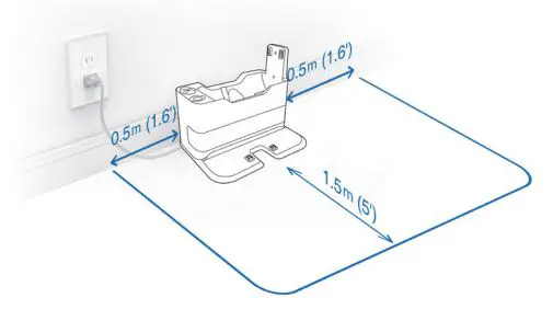 ECOVACS Deebot Pro 930 Instruction Manual - Charging Dock Placement