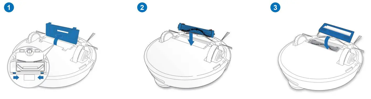 ECOVACS Deebot Pro 930 Instruction Manual - Install the Main Brush Option