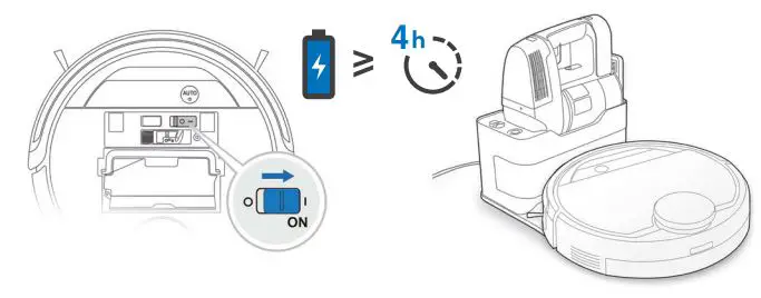 ECOVACS Deebot Pro 930 Instruction Manual - Power ON and Charge DEEBOT