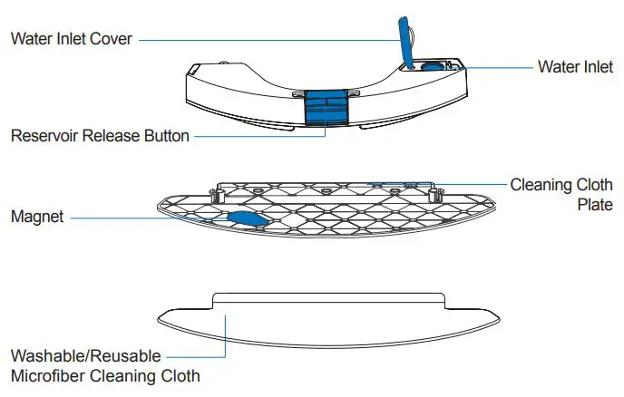 ECOVACS Deebot Pro 930 Instruction Manual - Reservoir