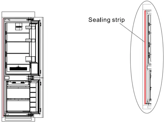 Installation in cabinet