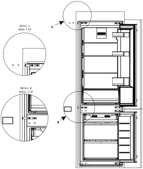 Installation in cabinet