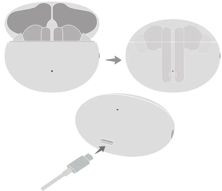 HUAWEI T0001 Freebuds 4i Earbuds - Charging