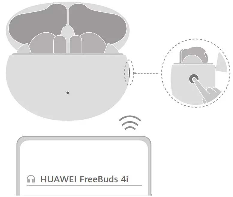 HUAWEI T0001 Freebuds 4i Earbuds - Pairing