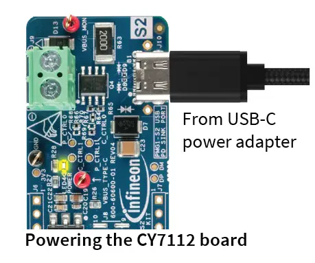 infineon CY7112 EZ-PD PMG1-S2 MCU Prototyping Kit-FIG3