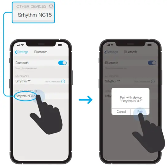 Srhythm NC15 Wireless Headphone - fig