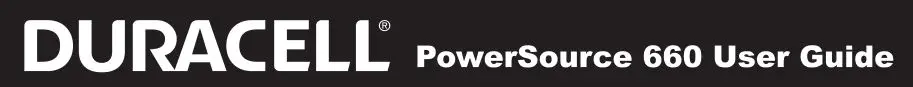 Powersource 660 User Manual