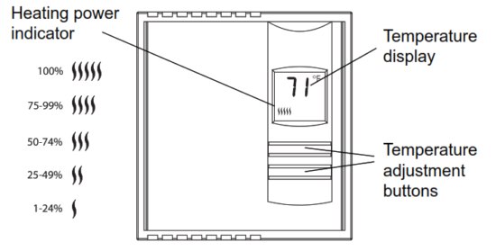 Honeywell RLV310 Non Programmable Digital Electric Heat Thermostat USPS First Cl