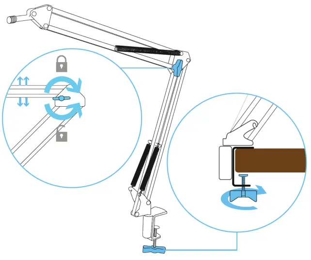 LTC Electret Condenser Microphone table