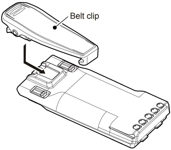 Belt clip attach