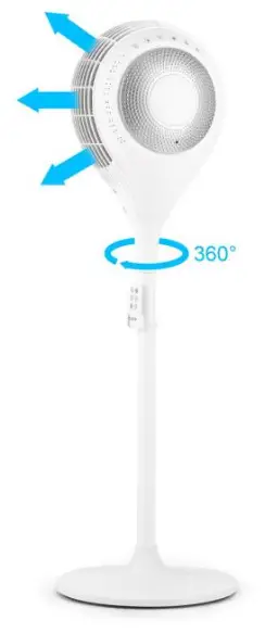 KLARSTEIN 10030415 Airflex 360 Degree Stand Fan product