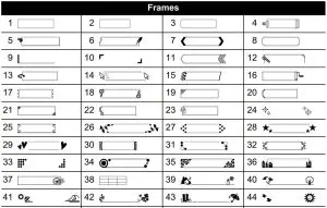 FIG 43 Setting Frames