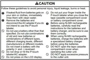 FIG 6 Safety Precautions