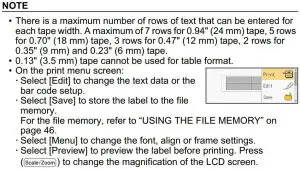 FIG 68 Using Table Format