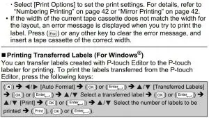 FIG 69 Printing Transferred Labels