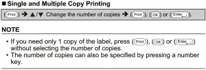 FIG 83 Single and Multiple Copy Printing