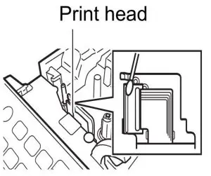 FIG 98 Cleaning the Print Head