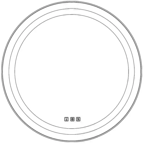 HOROW M32R Round Metal Framed Anti Fog -