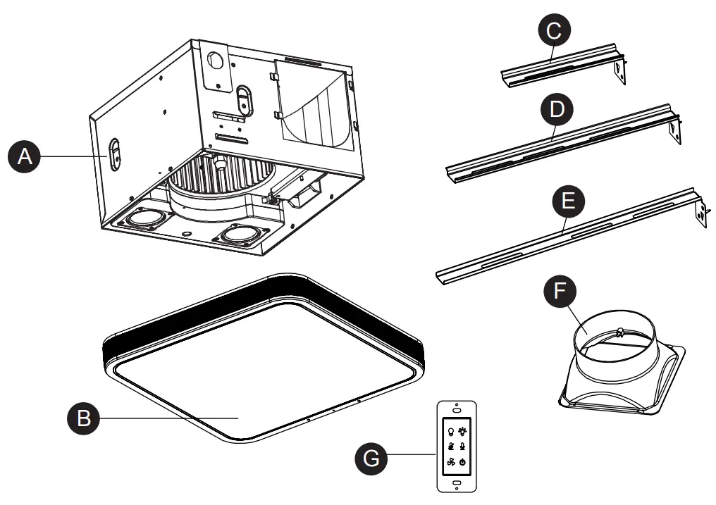 Home Netwerks 7148 01 AX Smartvent Bathroom Exhaust Fan - fig1