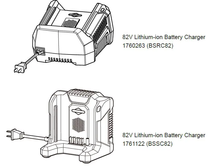 Briggs And Stratton 82v Lithium-ion Battery Charger Owner's Manual