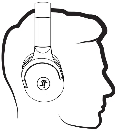 MACKIE MC-40BT Wireless Headphones with Mic and Control-fig1