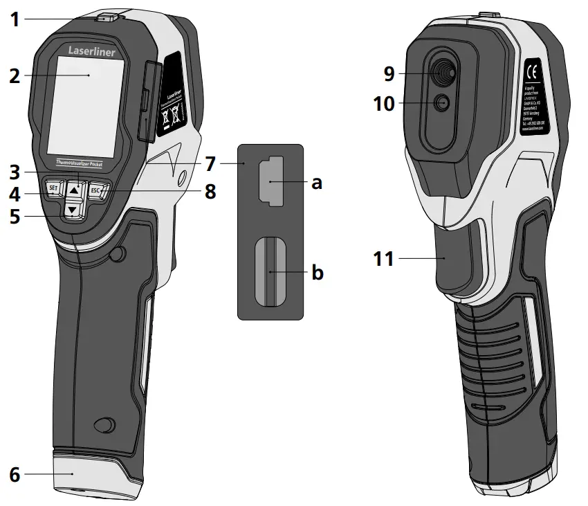 Laserliner 082 074A ThermoVisualizer Pocket - Overview