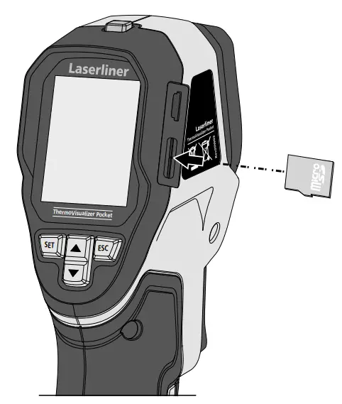 Laserliner 082 074A ThermoVisualizer Pocket - SD card