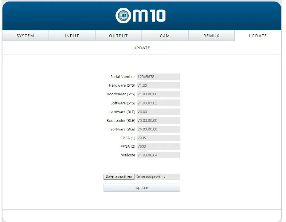WISI OM 10 064x Micro Headend 12